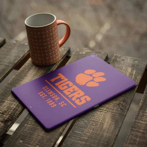 Clemson University Tigers Est 1889 iPad Skins